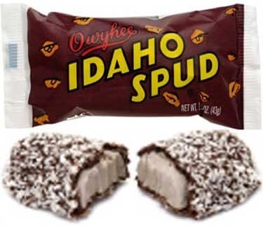 Owyhee Idaho Spud Chocolate Candy Bars - 18 Ct. Case.