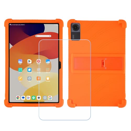 Coque Tabwee T90 orange évite les rayures grâce au verre trempé écran