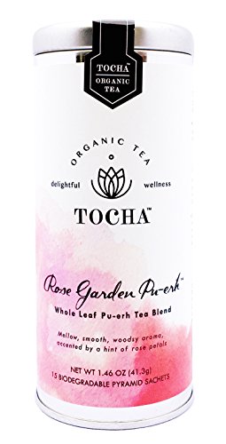 Té Pu-erh orgánico con pétalos de rosa miniatura 1