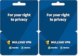 Mullvad VPN | VPN 12 Monate für 5 Geräte | Mehr Datenschutz mit einer intuitiven VPN-Software (Packung mit 2)