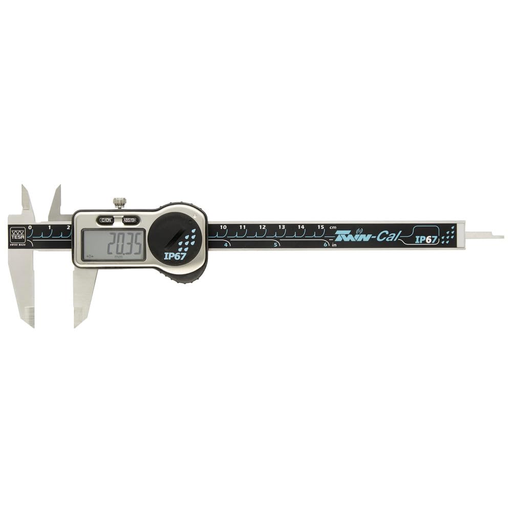 Tesa 00530323 Universal Digital Calibre, 0 mm/300 mm Rango de medición, 64 mm Dimensión A, 22 mm Dimensión B