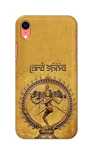 Image of PRINTFIDAA Lord Shiva As Nataraj Printed Designer Hard Case for Apple iPhone XR (6.1 inch), A2105, A1984, A2107, A2108 Back Cover -(e) RPM1004