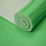 Tela rasete foamizada brillo satinado – 150 cm ancho | Carnaval, cosplay, escenografía, manualidades | 100% poliéster | tres capas – por metros (VERDE HIERBA, 1 METRO)