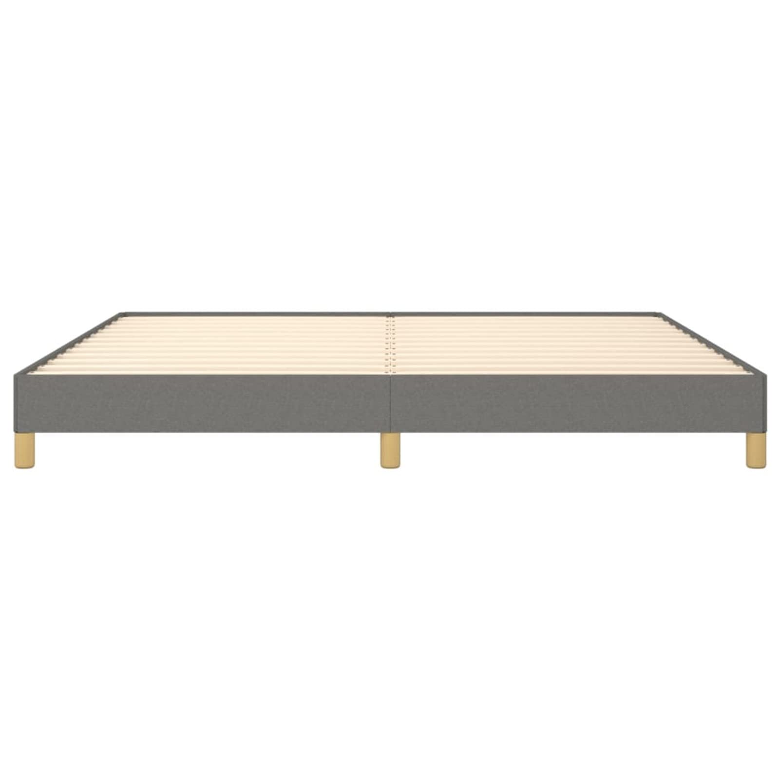 LAPOOH Struttura del letto, Doghe, Base letto, Letto Mobile, Telaio Del Letto, Letto completo, Letti Giovani, Tessuto Grigio Scuro 200x200 cm
