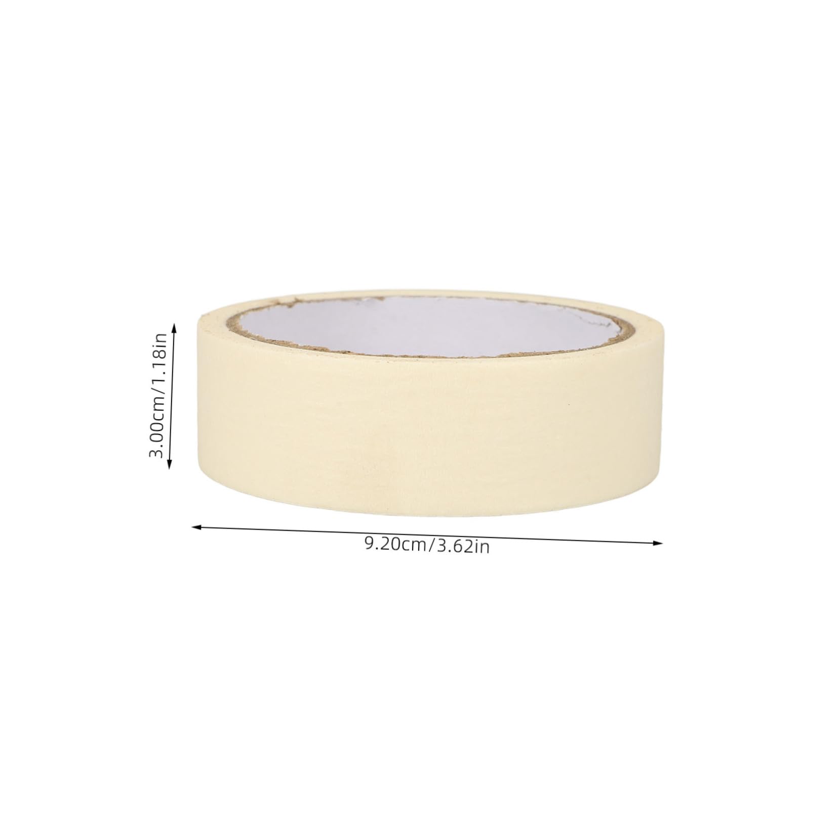 MUCKLILY Professional 3cm Wide Masking Tape 20m Long Removable Painters Tape for