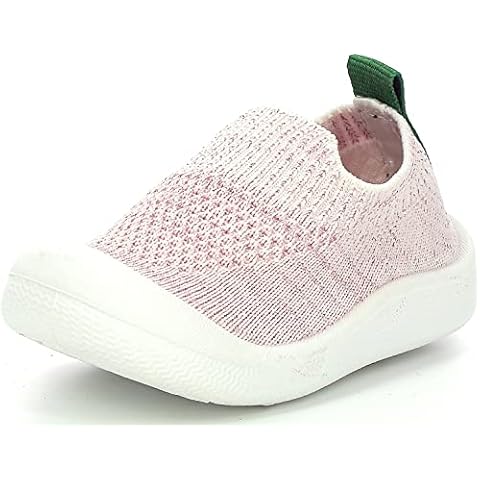Chausson KICKERS Kick Easy Blanc Rose Cover