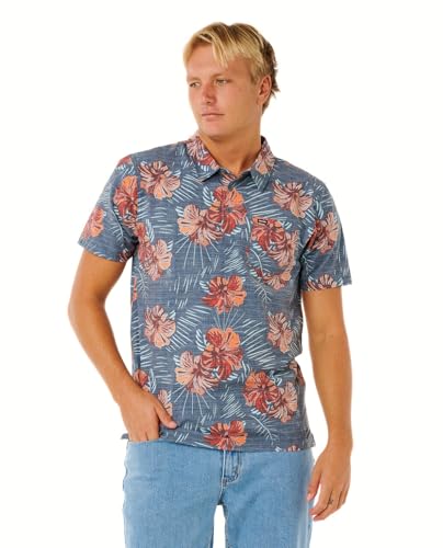 Polo à manches courtes homme Rip Curl Session Aerotech pour le quotidien
