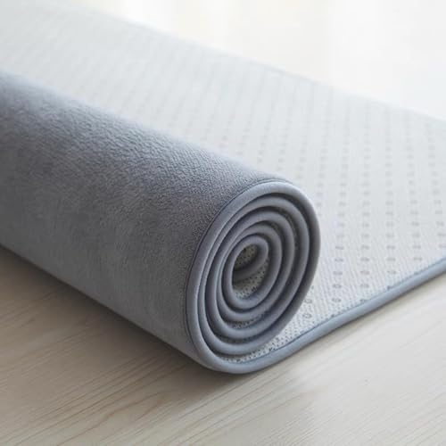 Tapis de salon bleu foncé en velours 50x80 cm pour chambre - 3