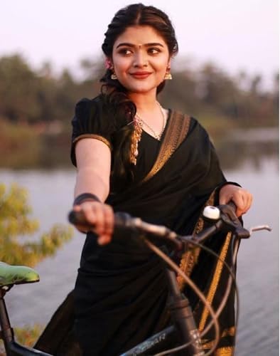 SIRIL Women's Pongal Special Kanjivaram Soft Silk Saree Pure Silk with Unstitched Blouse Piece