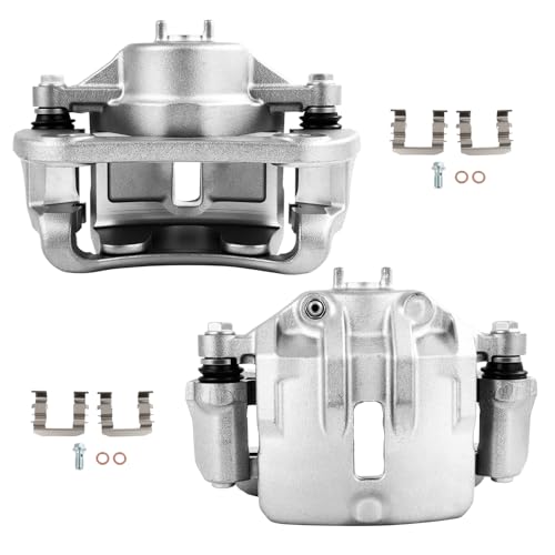 Image of SCITOO Front Brake Calipers With Bracket 19B3554 19B3555 Compatible For Kia For Rondo 2007-2012