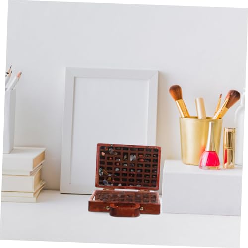 Boîte de rangement pierre naturel Healeved compacte avec compartiments - 6
