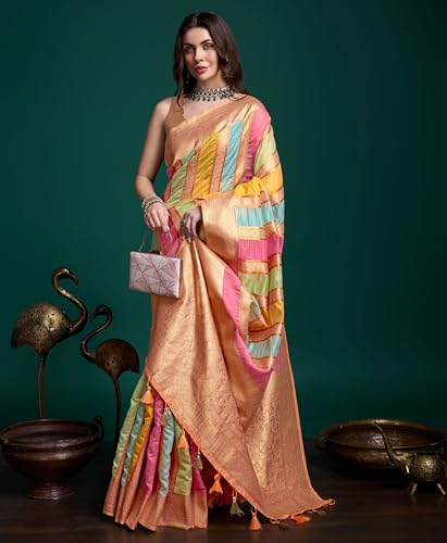 Rekha Maniyar pink organza silk saree in organza silk – image 4