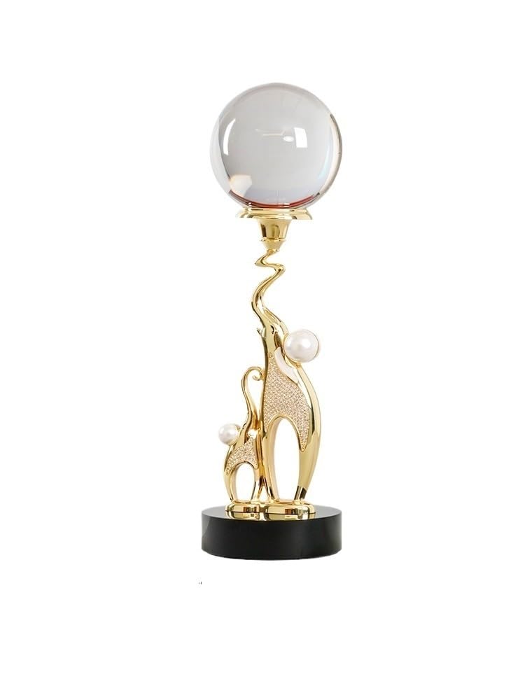 WQQYU6HKF Table Decorations Modern Luxury Crystal Ball Elephant Ornament, TV Cabinet, Wine Decoration Art Statue