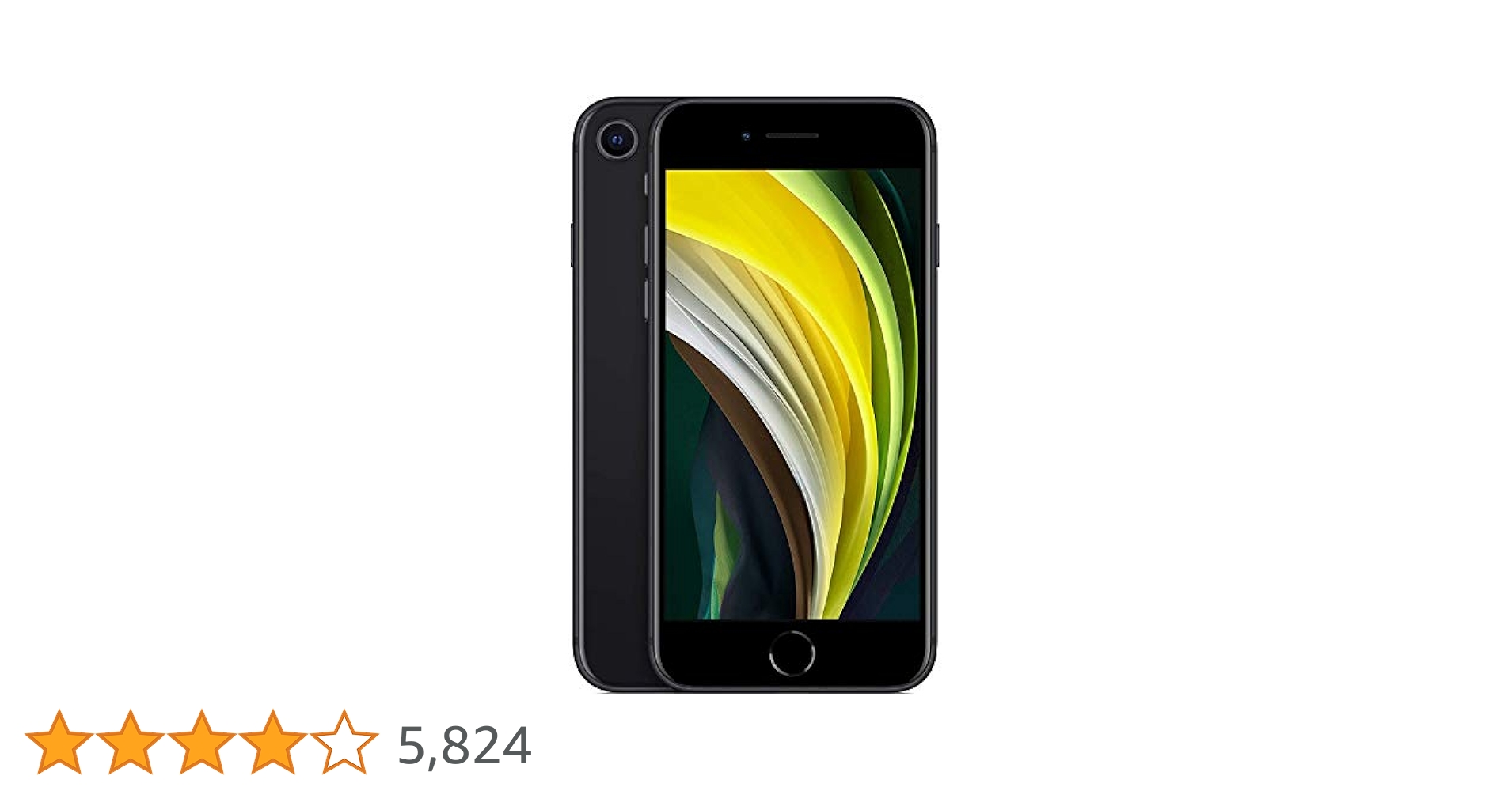 Apple iPhone SE 128GB ブラック Apple iPhone SE, 128GB, Black - Fully Unlocked (Renewed