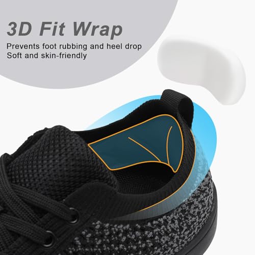 Women's Walking Shoes Wide Toe Box Diabetic Barefoot Shoes with Breathable Zero Drop Sole for Edema, Back Pain Relief4