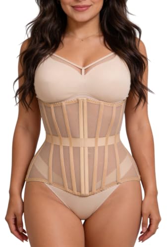 waist cincher corset for dress White Lace Waist Cincher