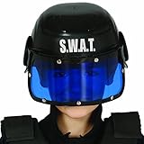 Material: 100% Kunststoff NET TOYS SWAT Kinderhelm Polizeihelm Kinder Einsatzhelm S.W.A.T. Schutzhelm Spezialeinheit Gefechtshelm Polizei Polizeikostüm Zubehör