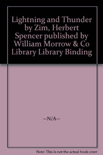 Lightning and Thunder by Zim, Herbert Spencer p... B009253SO4 Book Cover