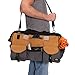 Dickies 18-Inch Durable Canvas Work Bag for Painters, Carpenters, and Builders, Heavy-Duty Zipper, Reinforced Handles, Exterior Pockets, Shoulder Strap, Tan/Grey