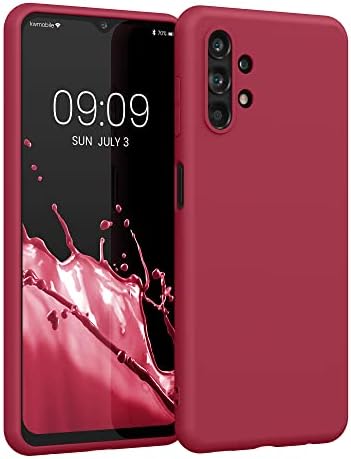 kwmobile Case Compatible with Samsung Galaxy A13 4G Case - Soft Slim Protective TPU Silicone Cover - Blue Reef