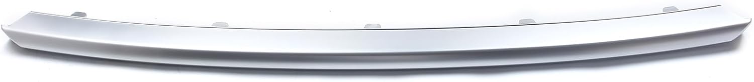 Silver Front Bumper Middle Air Deflector Spoiler Lower Moulding Trim Compatible with Range Rover L322 2010 2011 2012 LR024324