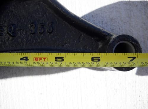 Par de ecualizadores para remolque EQ-356, 6,13 pulgadas, agujero central de 9/16 pulgada, ancho de 1 3/4 pulgadas, pivote central miniatura 6