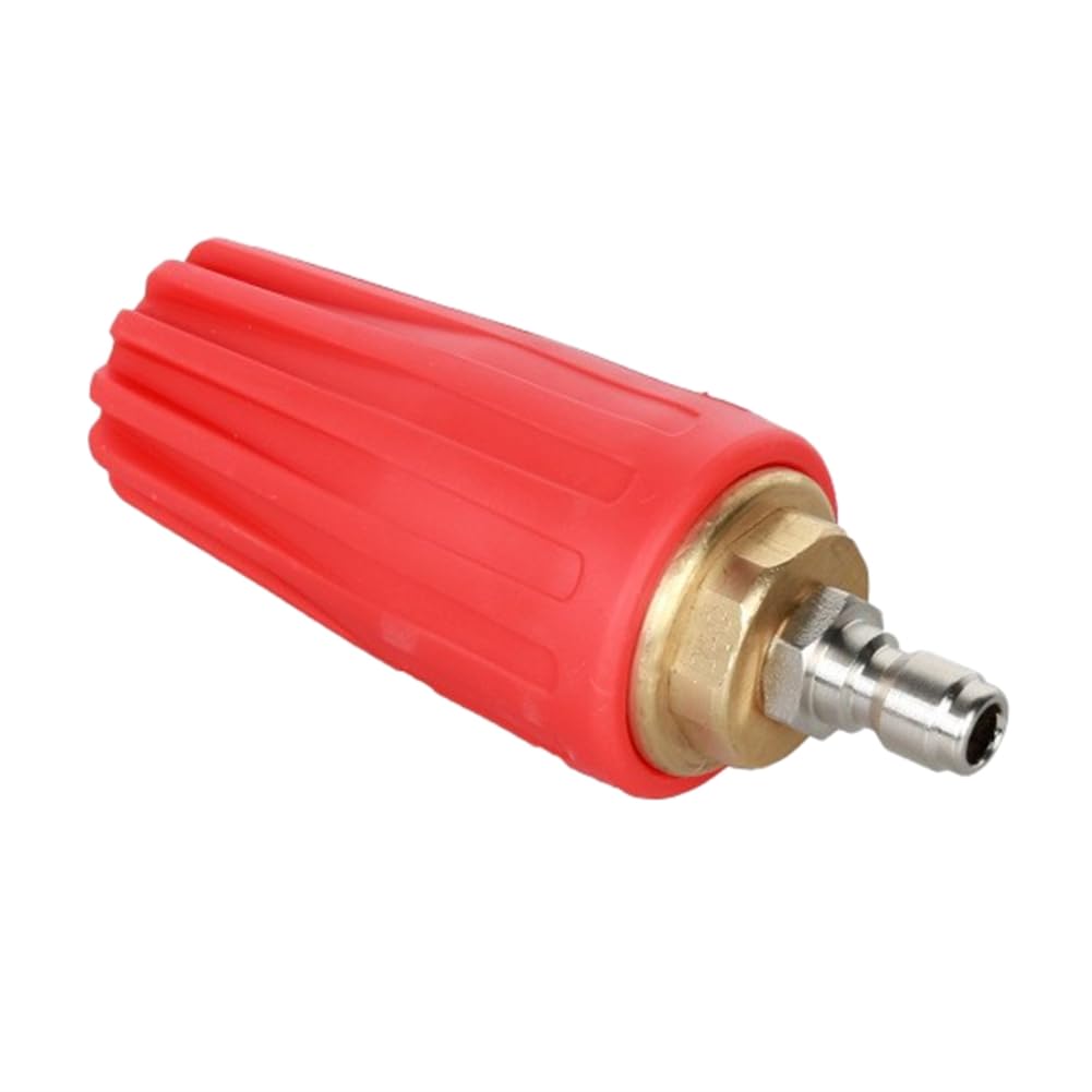 Jnchdghwa As Shown For Car Compatible Pressure Washer Accessories- Turbo Nozzle Rotating Adapter With 1/4 In Connectors& Release Power Washer Tips 35Mm