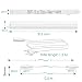 Lampara Barra Tubo de Regleta Tira LED 5W para Bajo Mueble Armario...