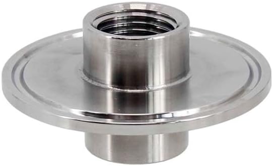 2" Tri-Clamp x 1/2" Female NPT on both ends Adapter 64mm OD Sanitary Stainless Steel 304 Homebrew Clover Fitting
