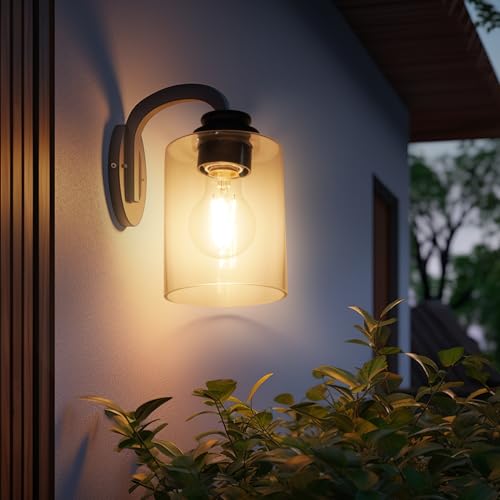 Image of 6 Pack Glass Lamp shade for Bathroom Vanity Light, Glass Pendant Llight Cover Replacement for Light Fixture Wall Sconce Light Table Lamp Chandelier