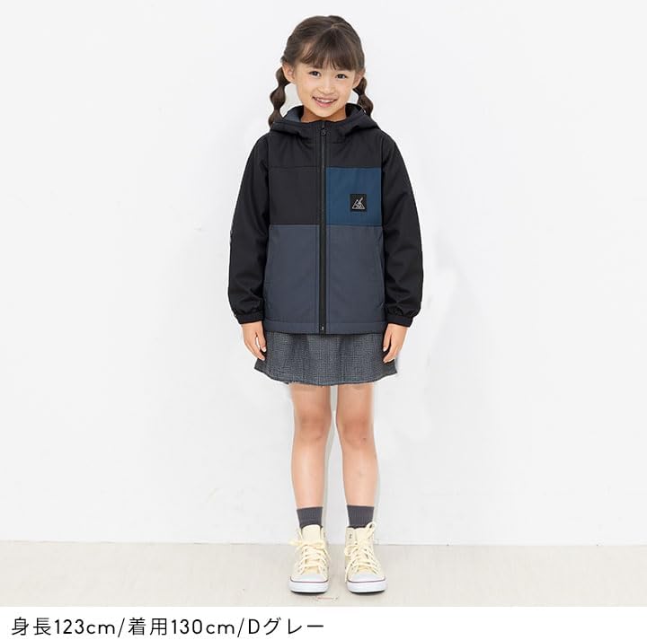 YUK ウインドブレーカー キッズ ジャケット 裏起毛 アウター 撥水 撥水YUK 秋春 キッズ ジュニア 男の子 女の子 マウンテ