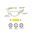 Mechanix Wear: Vision Type-X Safety Glasses with Advanced Anti Fog, Scratch Resistant, Black Frame, Protective Eyewear, Lightweight Glasses, Ventilated Temples, For Outdoor Use (Blue Mirror Lens)