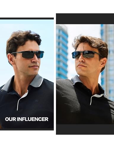 BIRCEN Polarized Carbon-Fiber Sunglasses for Men: Ultralight UV Protection Sun Glasses for Outdoor Sports Fishing Golf Hiking2