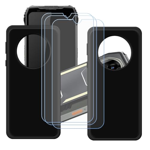 Blackview Xplore 2�pGYDQQKJ�P�[�X+3�̋����K���X�X�N���[���v���e�N�^�[�t�B�����A2����\�t�g�P�[�X�J�o�[�\�t�g�V���R���W�F��TPU�P�[�X�J�o�[�i6.73 "�j