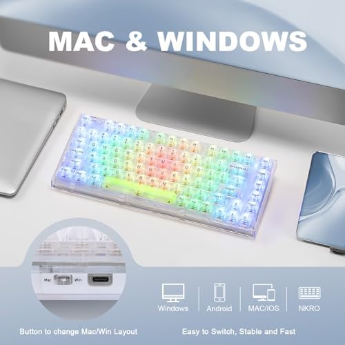 YUNZII X75 ホットスワップメカニカルキーボード の商品画像 5