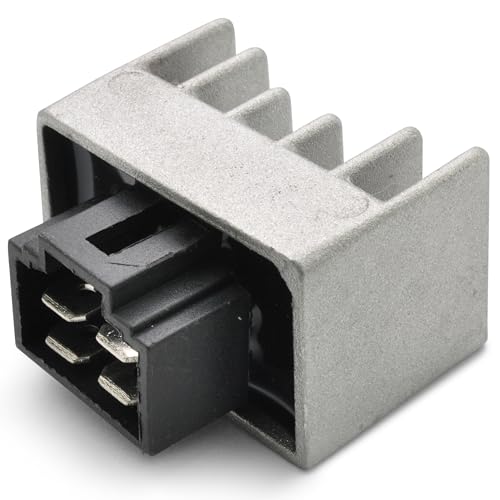 Easyboost Régulateur de tension 4 broches pour scooter et moto 50 MBK Booster après 2004 Nitro Ovetto Yamaha DT TZR Beta 50 RR HM Rieju MRT SMX Sherco Ludix...