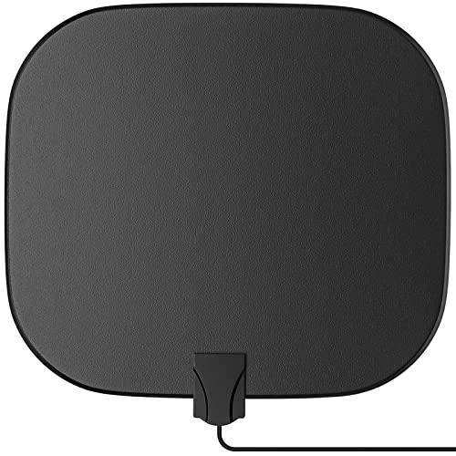 TV Antenna-Amplified HD Digital Indoor Outdoor TV Antenna Long 360+ Miles Range, Support 360° Reception 4K 1080p for Smart Old Television, Amplifier Signal Booster for Local Channel -17 ft Coax Cable