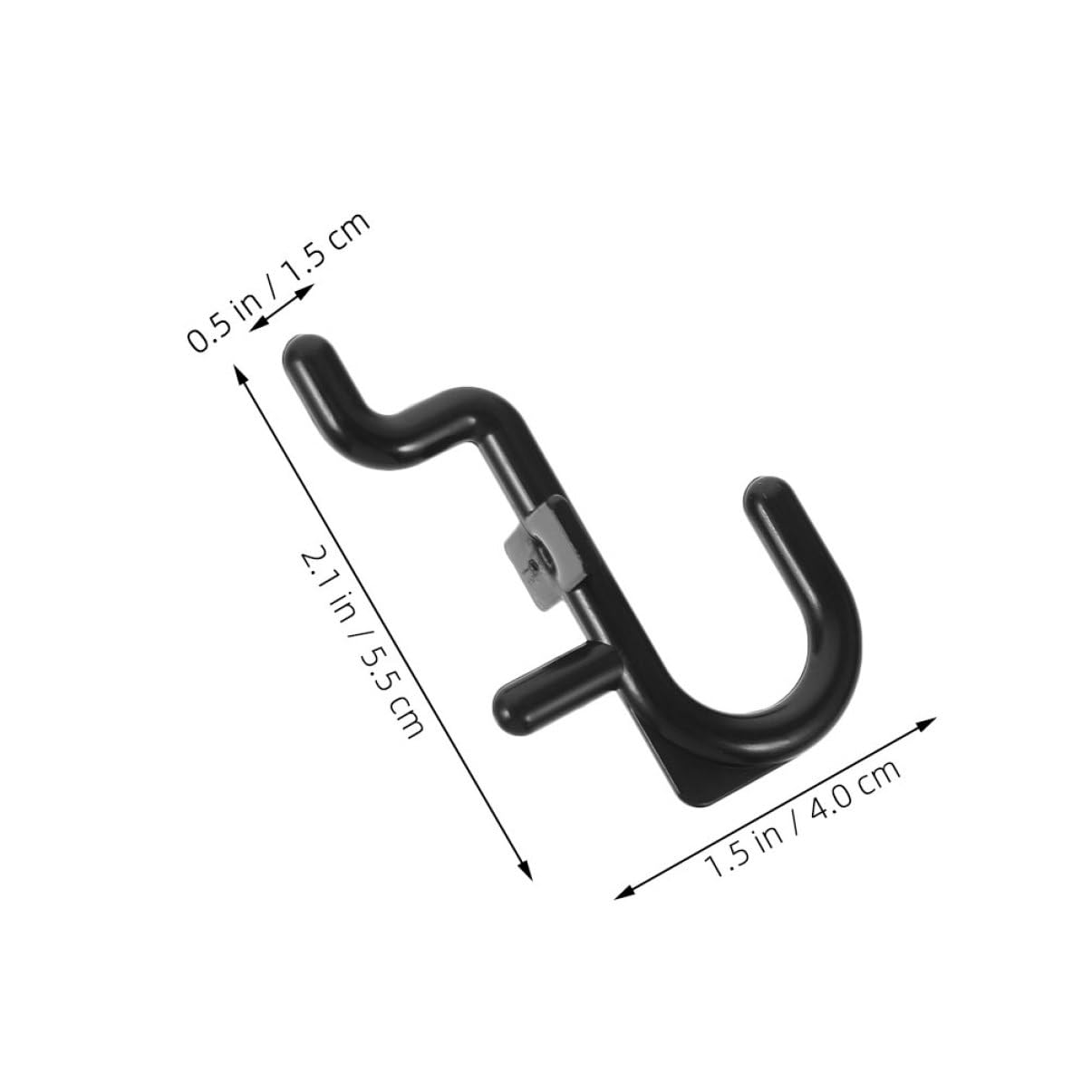 ERINGOGO 40Pcs Plastic Pegboard Hooks for Garage Storage Heavy Duty Organizer for Tools and Accessories Compatible with Standard Pegboards for Home and Workspace Efficiency