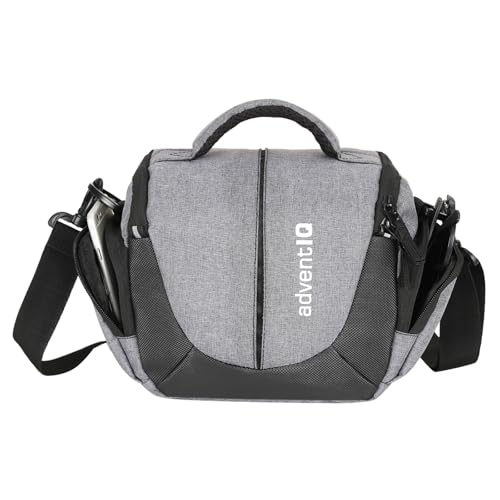 Image of Compact Captura Pro 0297 Camera Bag for DSLR & Mirrorless - Fits Nikon, Canon, Sony - Camera Bag for Travel - Shockproof Sling Case for Lens - Water-Resistant (Grey Black)