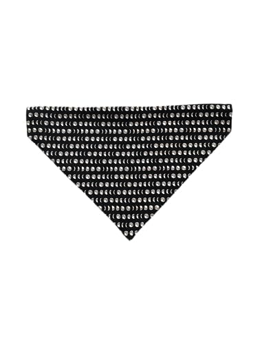 Miniatura 3 de Reversible Slip On Dog Bandana  Halloween Bandana  Skulls And Flowers Bandana  Phases Of The Moon Bandana  Slip Over The Collar Bandana  For Small