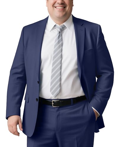 GATMSTZ Big Tall Men's Linen Suit Jacket – Breathable Suit Jacket
