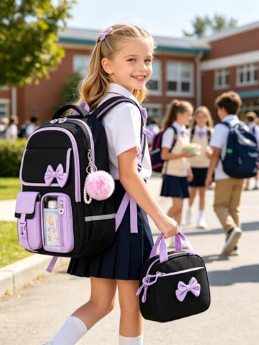 Image of Backpack for Girls Kids Backpack 16in School Bookbag