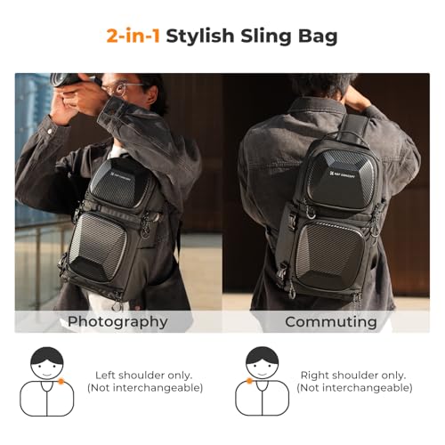 K&F CONCEPT Hardshell Sling Bag