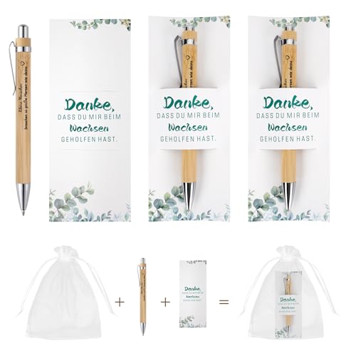 DINSAGE 3er-Pack Abschiedsgeschenk Erzieherin,Lehrer Geschenk,Kugelschreiber mit Geschenkbeutel, Dankeschön Lehrerin Geschenke, Danke Abschied Beste Erzieher Kindergarten Kita, Lehrerin Grundschule DINSAGE 3er-Pack Abschiedsgeschenk Erzieherin,Lehrer Geschenk,Kugelschreiber mit Geschenkbeutel, Dankeschön Lehrerin Geschenke, Danke Abschied Beste Erzieher Kindergarten Kita, Lehrerin Grundschule