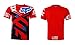 Maglietta estiva da ciclismo, a manica corta, traspirante, MTB, abbigliamento per Mountain Bike, 14, L