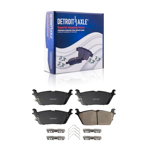 Detroit Axle - Brake Kit for 19-25 Ram 1500 Disc Brake Rotors Ceramic Brakes Pads 2019 2020 2021 2022 2023 2024 2025 Replacement : 14.88" inch Front and 14.76" inch Rear Rotors - Image 6