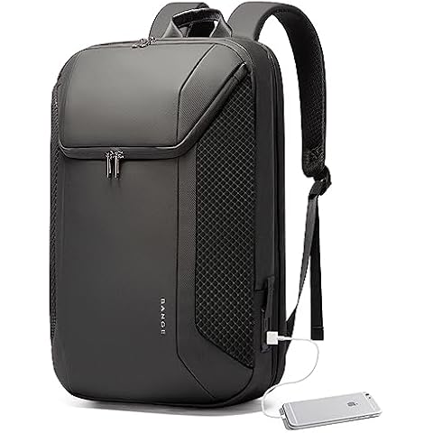 BANGE Smart Business Laptop Backpack Waterproof can fit 15.6-17.3 Inch Laptop with 3.0 USB charging port for men and women Cover