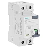 FI-Schutzschalter SIEMENS - 5SV3314-6KL FI-Schutzschalter 2-polig Typ A In: 40 A 30 mA Un AC: 230 V Nlinks