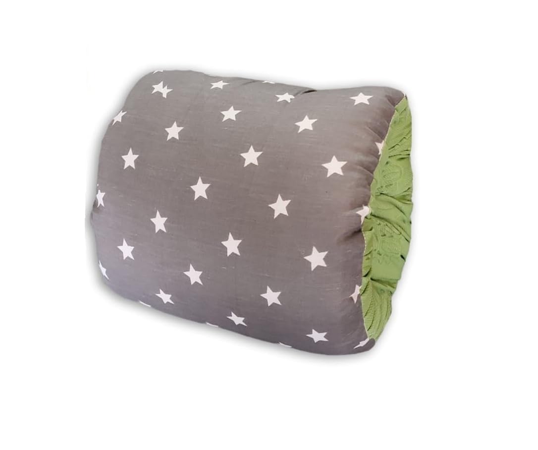 Feeding Pillow for New Born Baby, Nursing Pillow for Breastfeeding Mother with Hand Adjustable Squre Design for Extra Baby Support. (Gray) (Pack of 1)-picture-16