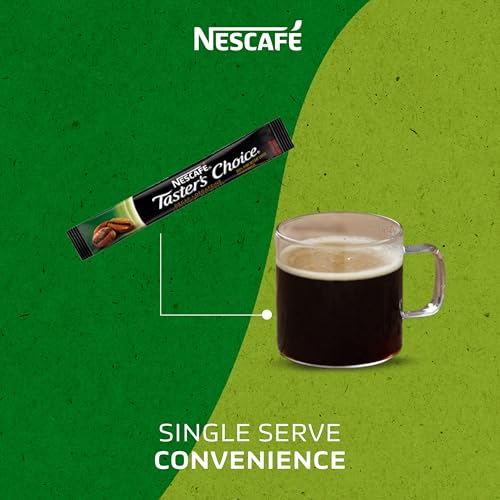 Image of Nescafe Instant Coffee Packets, Decaf, Taster's Choice Light Roast, 480 Singles (6 Boxes of 80 singles)
